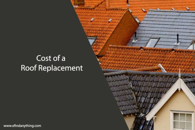Cost of a Roof Replacement