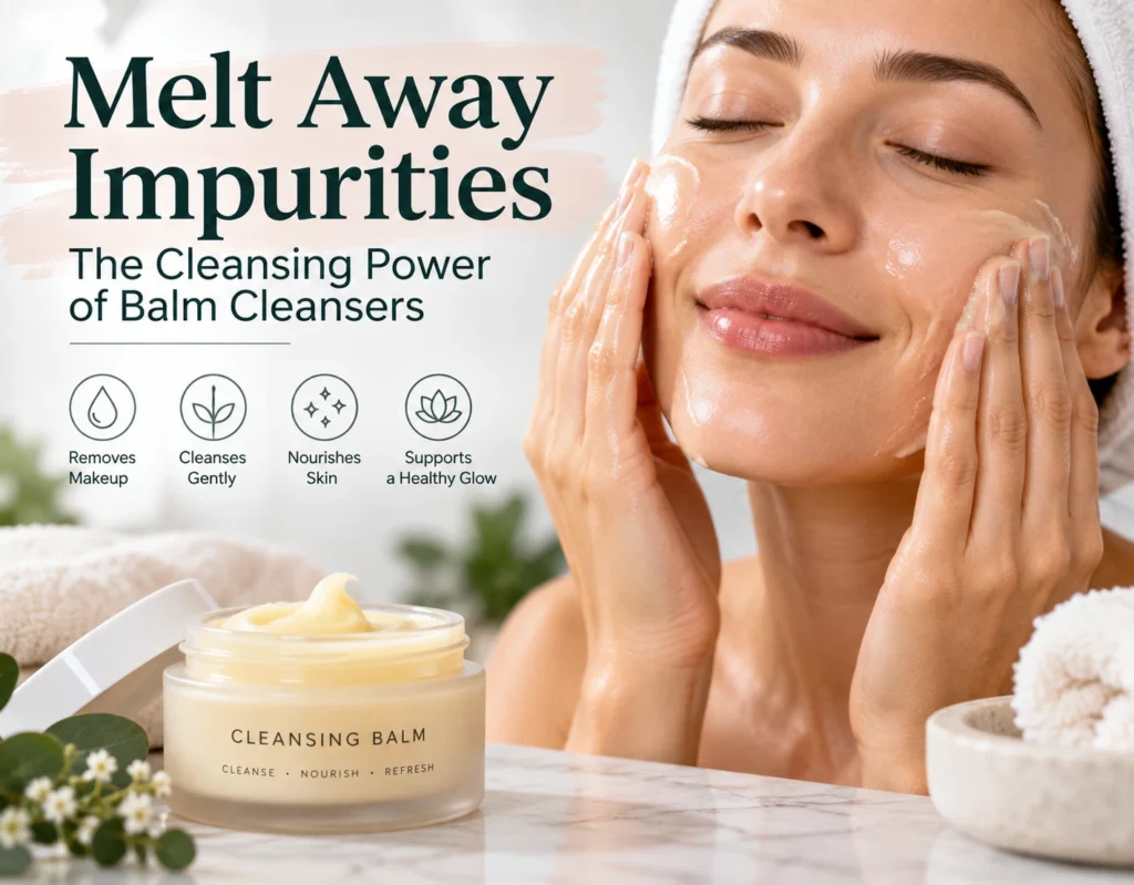 Cleansing balm benefits for removing makeup and skin impurities