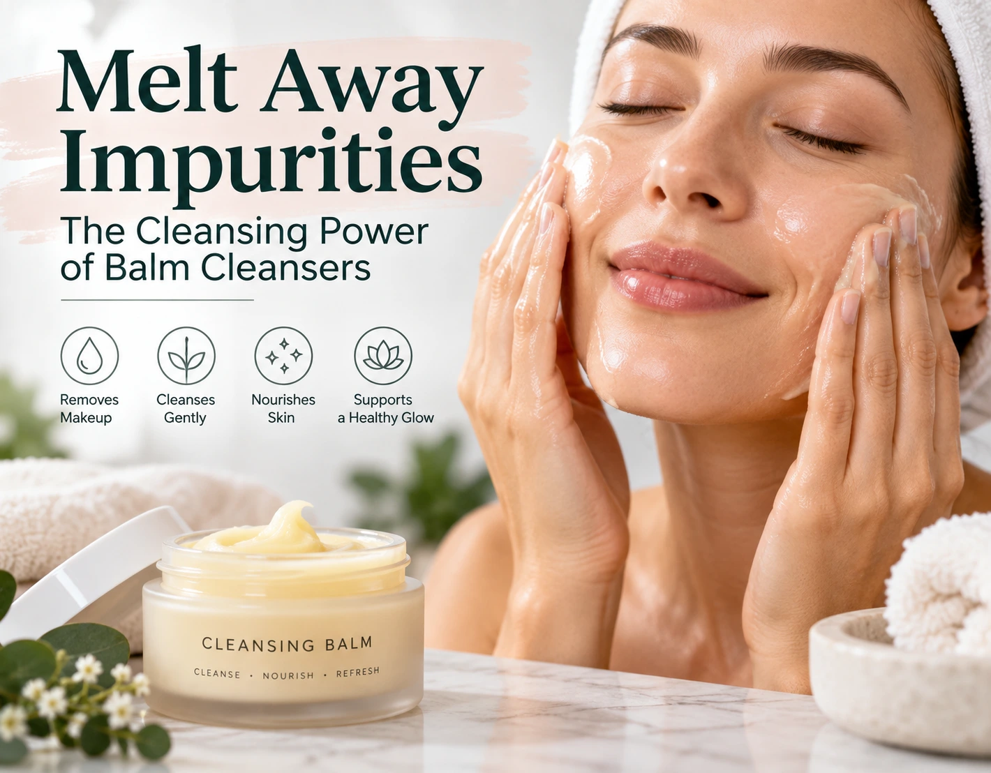 Cleansing balm benefits for removing makeup and skin impurities