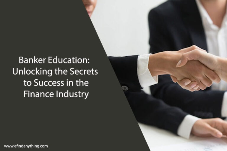 Banker Education