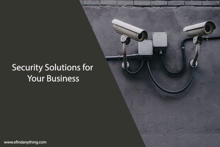 Security Solutions for Your Business