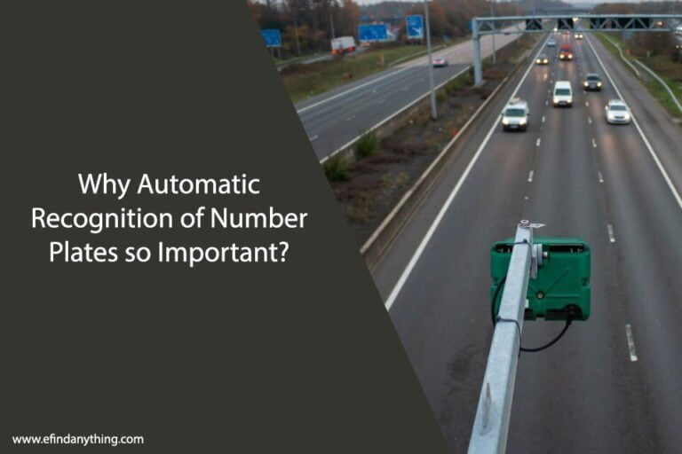 Why Automatic Recognition of Number Plates so Important