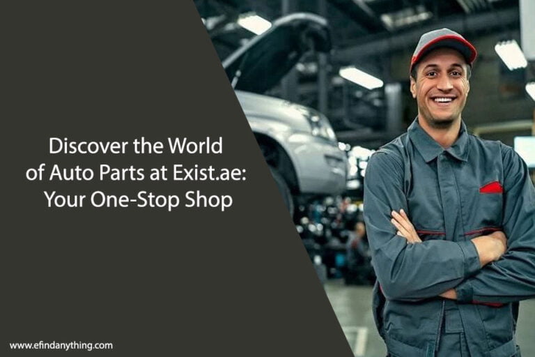 Discover the World of Auto Parts at Exist.ae: Your One-Stop Shop