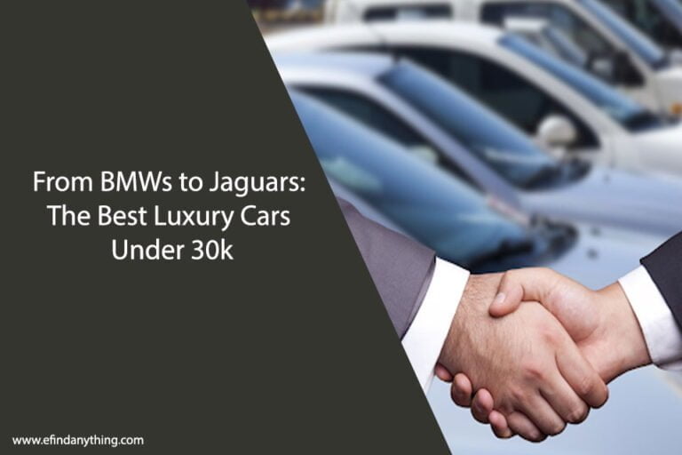 The Best Luxury Cars Under 30k