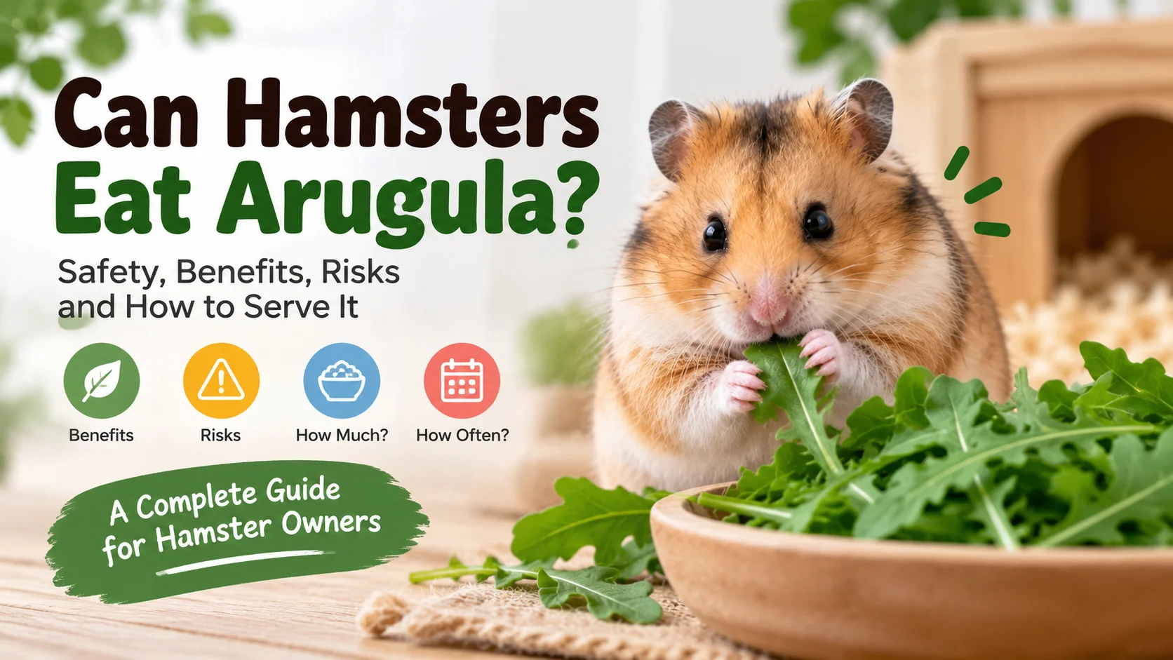 Can hamsters eat arugula? A guide to safety, benefits, risks, portion size, and feeding frequency