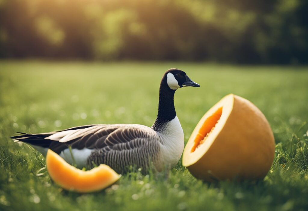 Can Geese Eat Cantaloupe