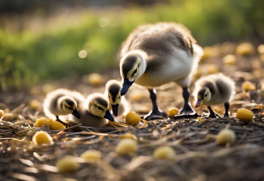 Can Baby Geese Eat Corn