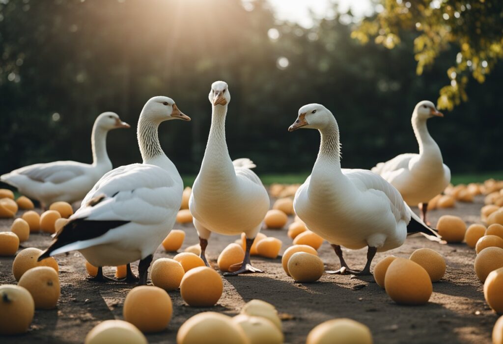 Can Geese Eat Cantaloupe