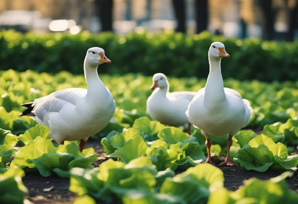 Can Geese Eat Lettuce