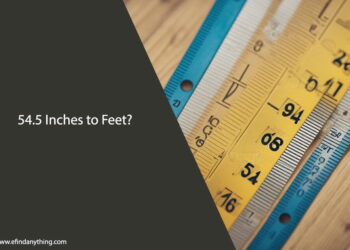 54.5 Inches to Feet