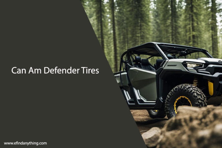 Can Am Defender Tires
