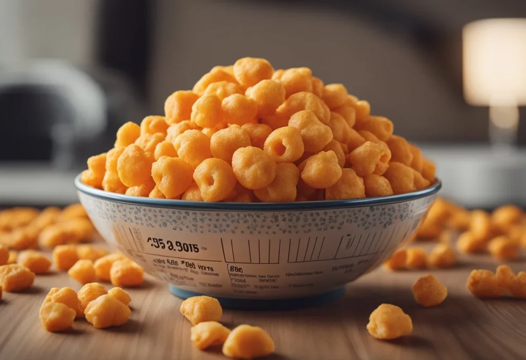 Can cats eat Cheeto Puffs safely? Curious cat sniffing Cheeto Puffs