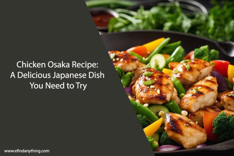 Chicken Osaka Recipe