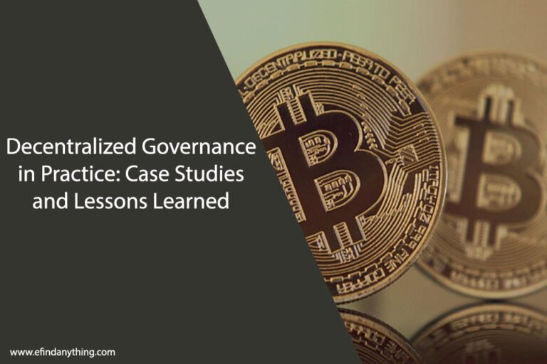 Decentralized Governance in Practice