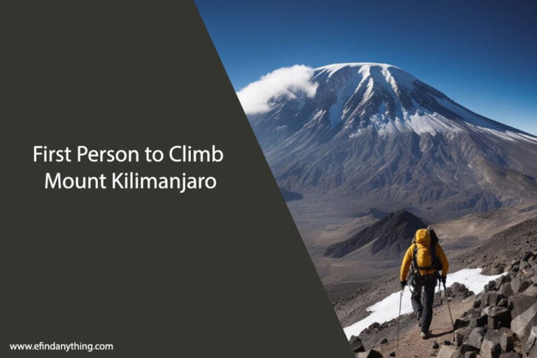 First Person to Climb Mount Kilimanjaro