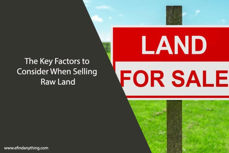 Selling Raw Land