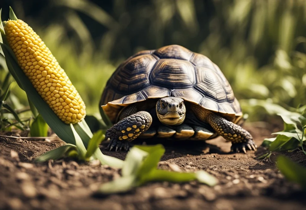 Can tortoises eat corn safely with fresh corn and healthy vegetables for a balanced tortoise diet