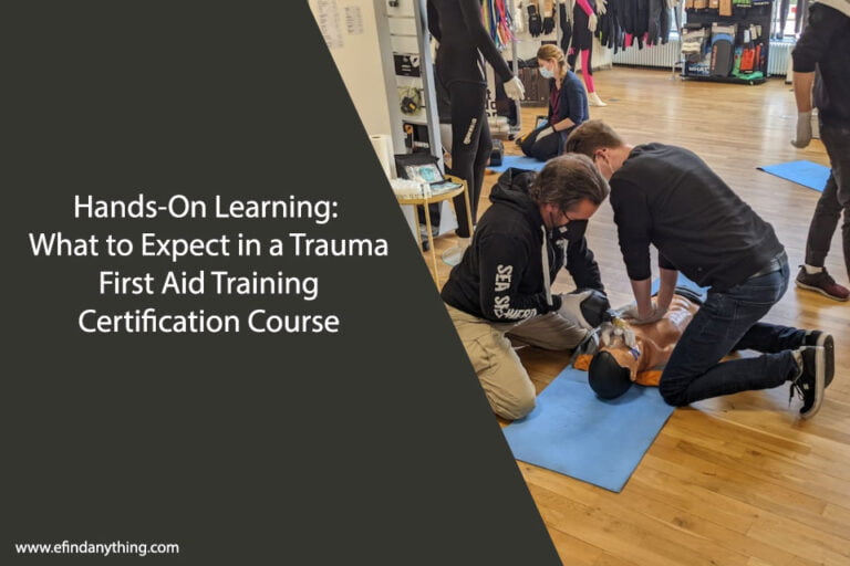 Hands-On Learning: What to Expect in a Trauma First Aid Training Certification Course