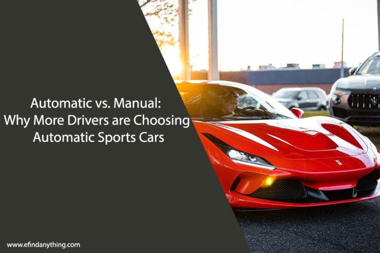 Automatic vs. Manual: Why More Drivers are Choosing Automatic Sports Cars