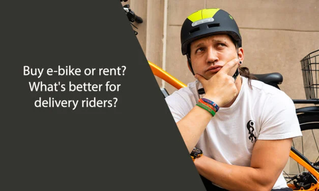Buy e-bike or rent? What’s better for delivery riders?