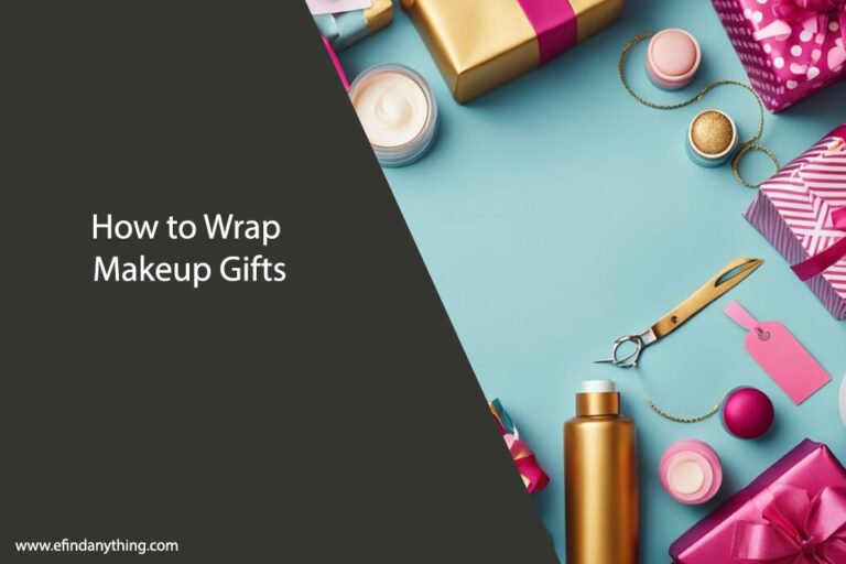 How to Wrap Makeup Gifts