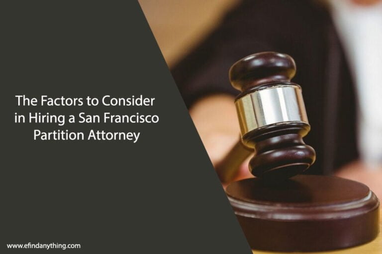 San Francisco Partition Attorney