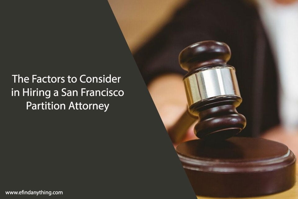 San Francisco Partition Attorney