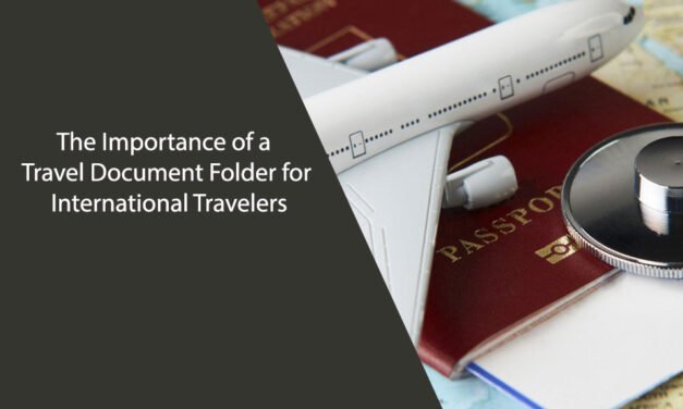 The Importance of a Travel Document Folder for International Travelers