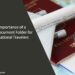 The Importance of a Travel Document Folder for International Travelers