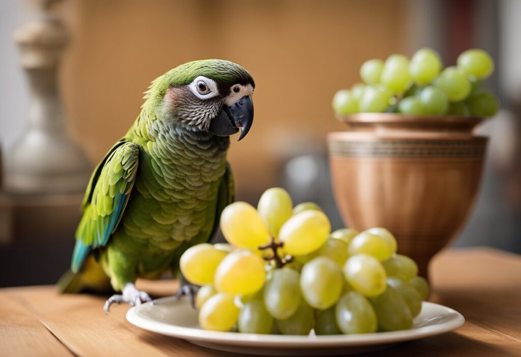 Can Green Cheek Conures Eat Grapes