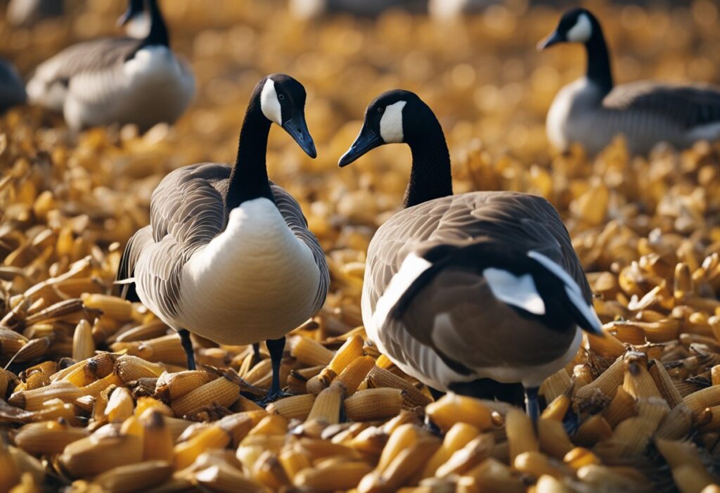Can Canada Geese Eat Dried Corn