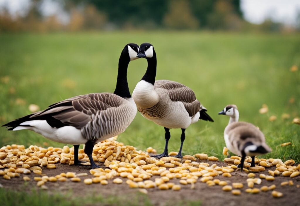 Can Canada Geese Eat Dried Corn