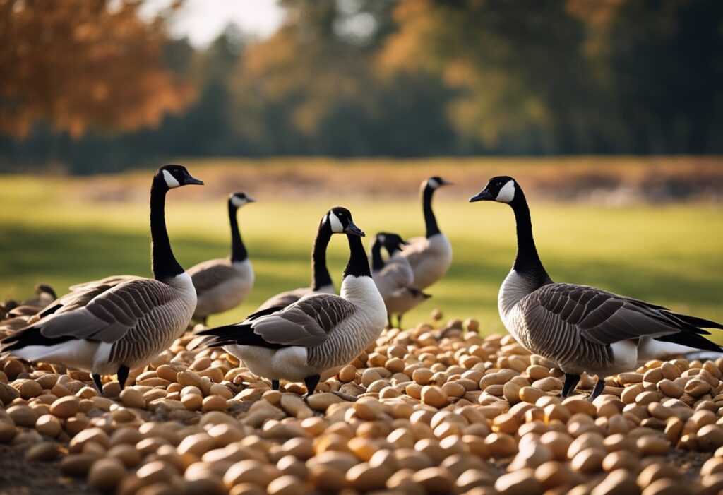 Can Canadian Geese Eat Peanuts