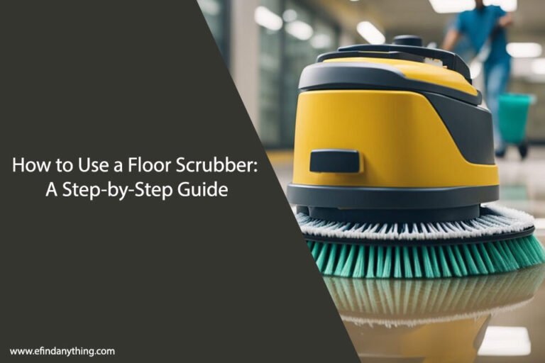 How to Use a Floor Scrubber