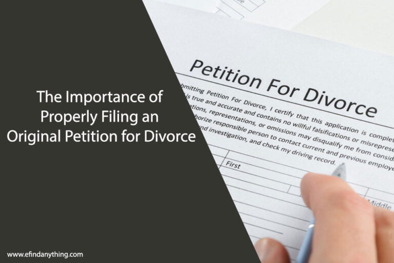 Original Petition for Divorce