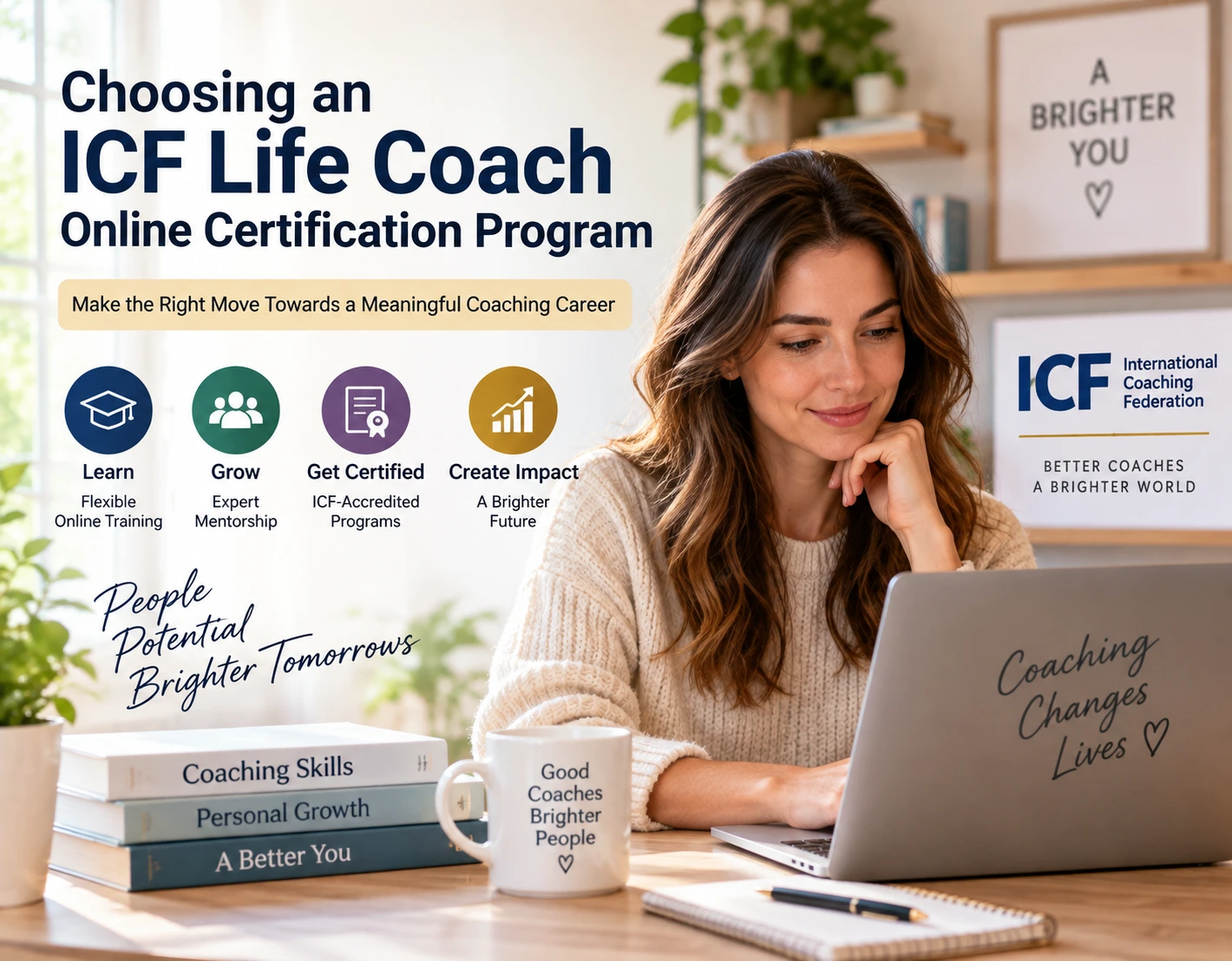 Choosing an ICF life coach online certification program