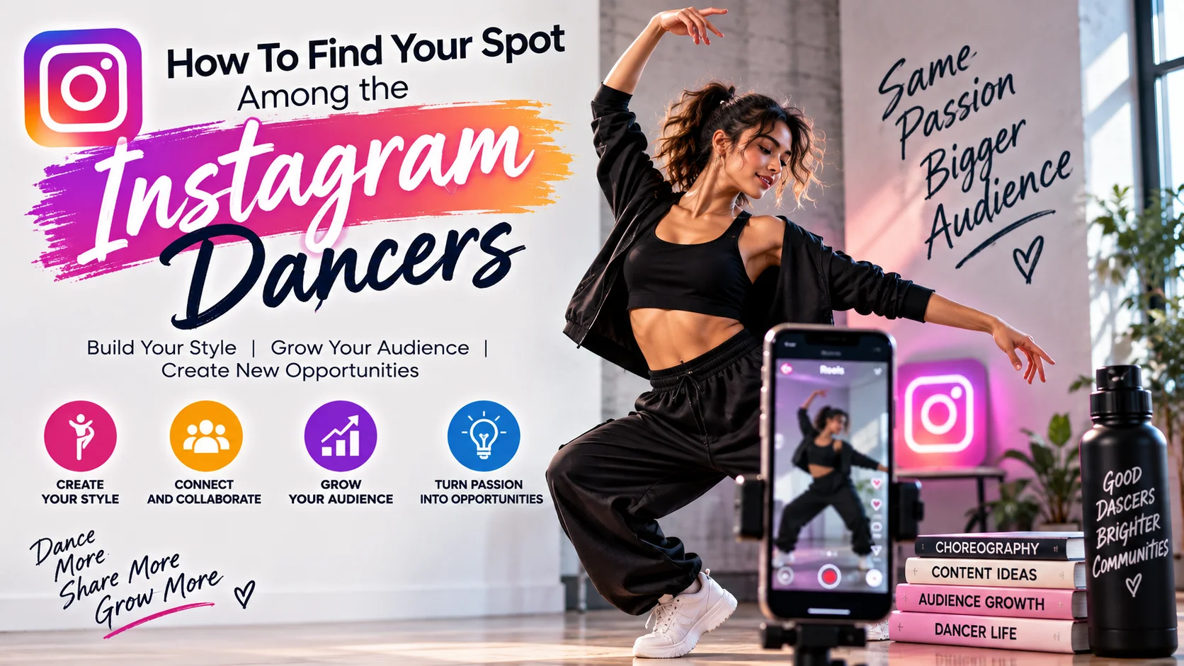 How to find your spot among Instagram dancers by building your style, growing an audience, and creating new opportunities