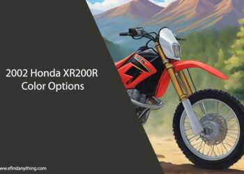 2002 Honda XR200R Color Options
