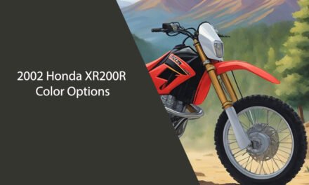 2002 Honda XR200R Color Options: A Comprehensive Guide