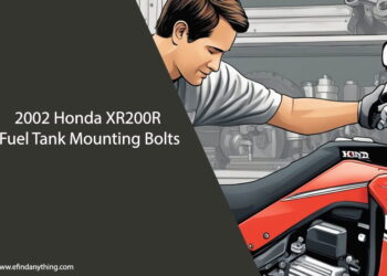 2002 Honda XR200R Fuel Tank Mounting Bolts
