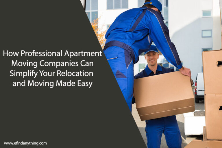 Apartment Moving Companies