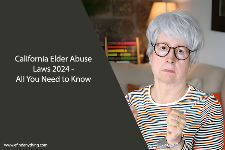 California Elder Abuse Laws 2024