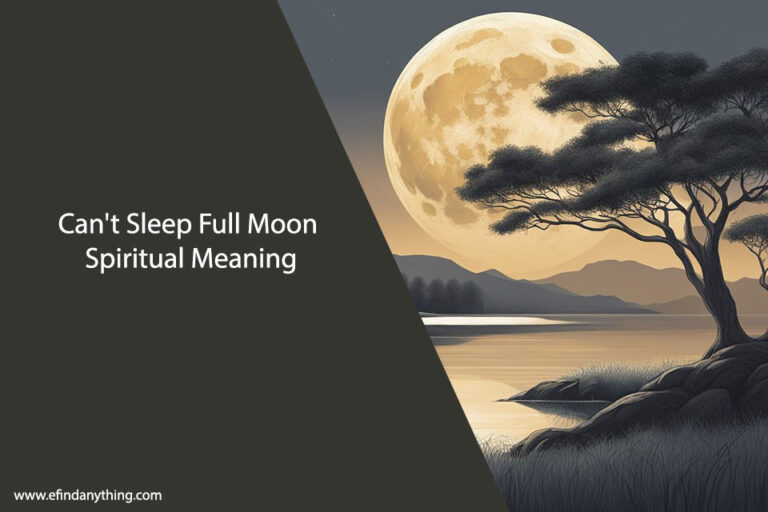 Can't Sleep Full Moon Spiritual Meaning