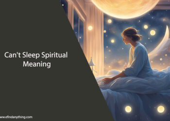 Can't Sleep Spiritual Meaning