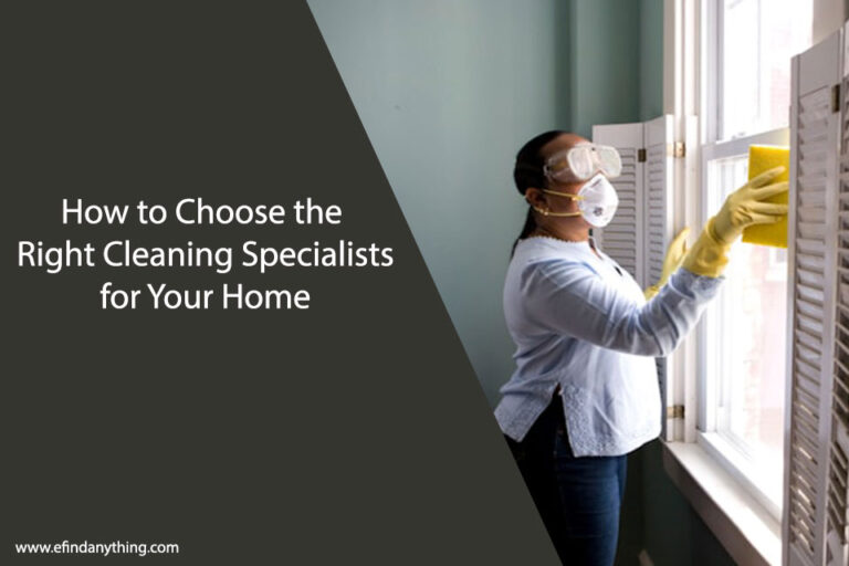 Cleaning Specialists for Your Home
