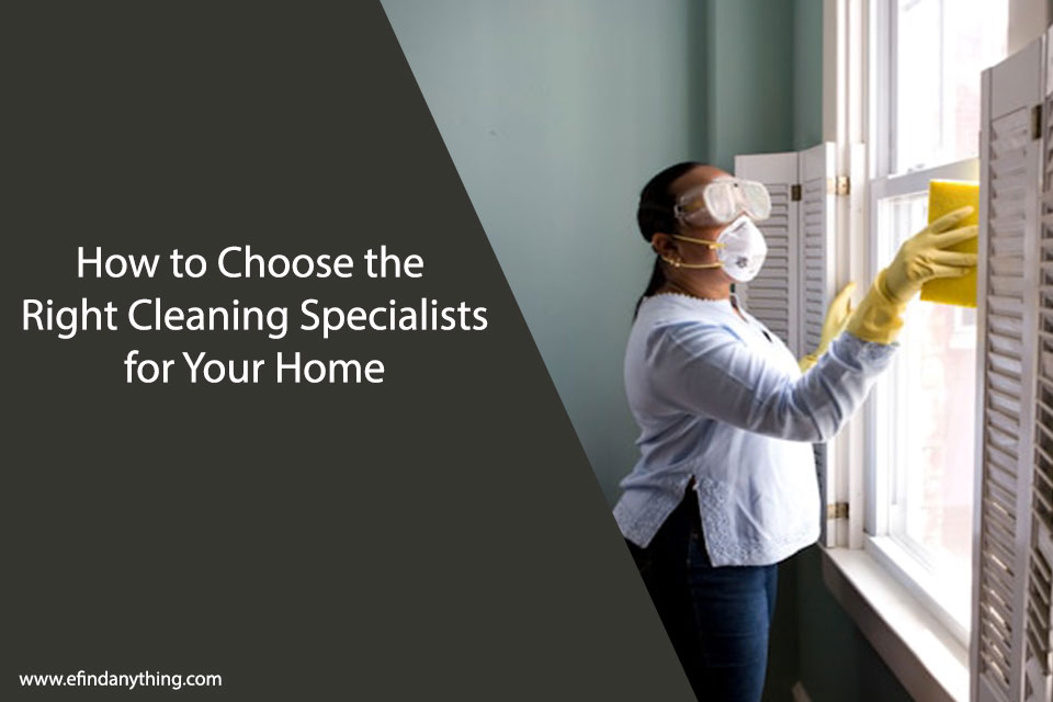 Cleaning Specialists for Your Home