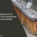 Construction Cleaning Checklist