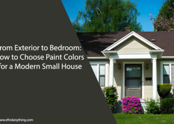 From Exterior to Bedroom: How to Choose Paint Colors for a Modern Small House