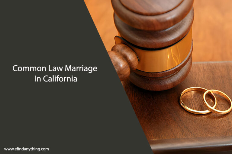Law Marriage In California