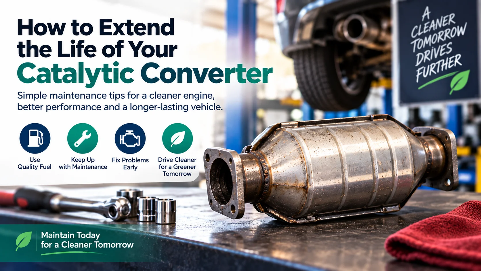 How to extend catalytic converter life with regular vehicle maintenance and proper engine care
